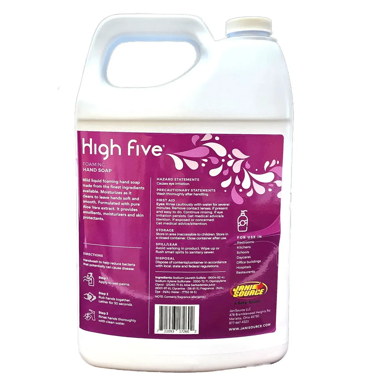 HighFive Premium Foaming Hand Soap, 1 Gallon
