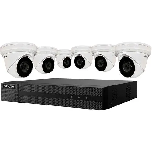 Hikvision EKI-K82T46 Value Express Kit w/ 8Ch NVR & 6x4MP Outdoor Turret Cam-2TB