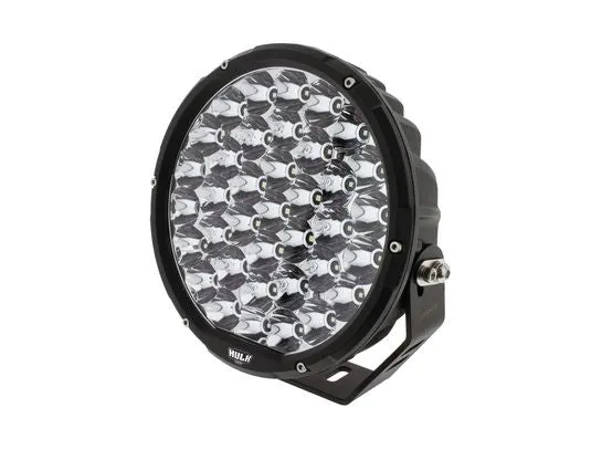HULK 4X4 9" ROUND LED DRIVING LIGHT 9-36V 160W 37 LEDs (BLACK BEZEL)