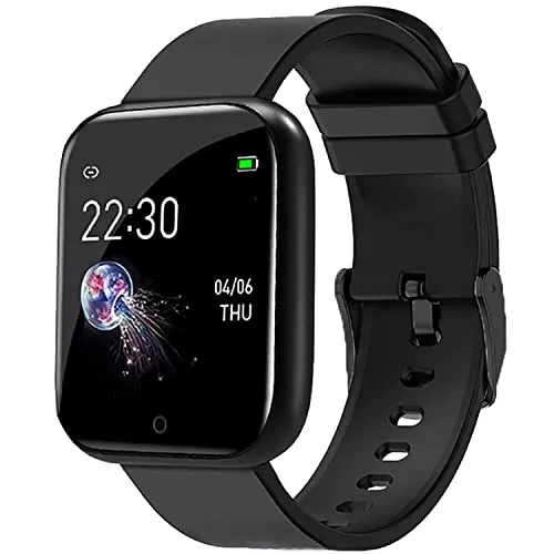 Infinizy (END OF THE SEASON OFFER WITH 12 YEARS WARRANTY) Waterproof Smart Watch JB20 For Men/Women/Boys/Girls and All Age Group Features Like Daily Activity Tracker, Heart Rate Sensor, Sleep Monitor And Basic Functionality- BLACK