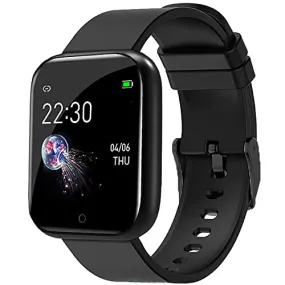 Infinizy (END OF THE SEASON OFFER WITH 12 YEARS WARRANTY) Waterproof Smart Watch JB20 For Men/Women/Boys/Girls and All Age Group Features Like Daily Activity Tracker, Heart Rate Sensor, Sleep Monitor And Basic Functionality- BLACK