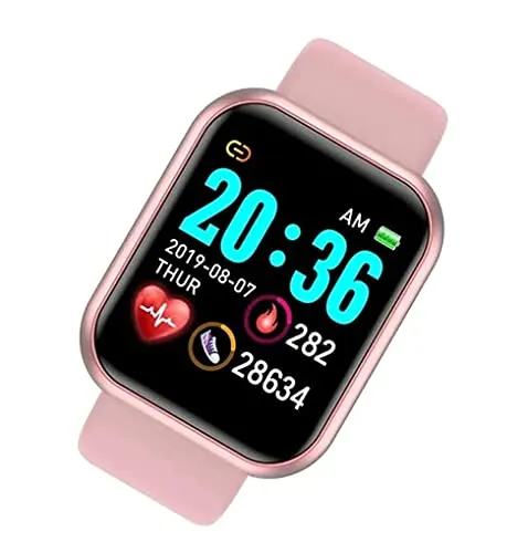 Infinizy (END OF THE SEASON OFFER WITH 12 YEARS WARRANTY) Waterproof Smart Watch JB20 For Men/Women/Boys/Girls and All Age Group Features Like Daily Activity Tracker, Heart Rate Sensor, Sleep Monitor And Basic Functionality- BLACK