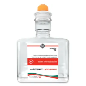 Instantfoam Complete Pure Alcohol Hand Sanitizer, 1 L Refill, Fragrance-free, 3/carton