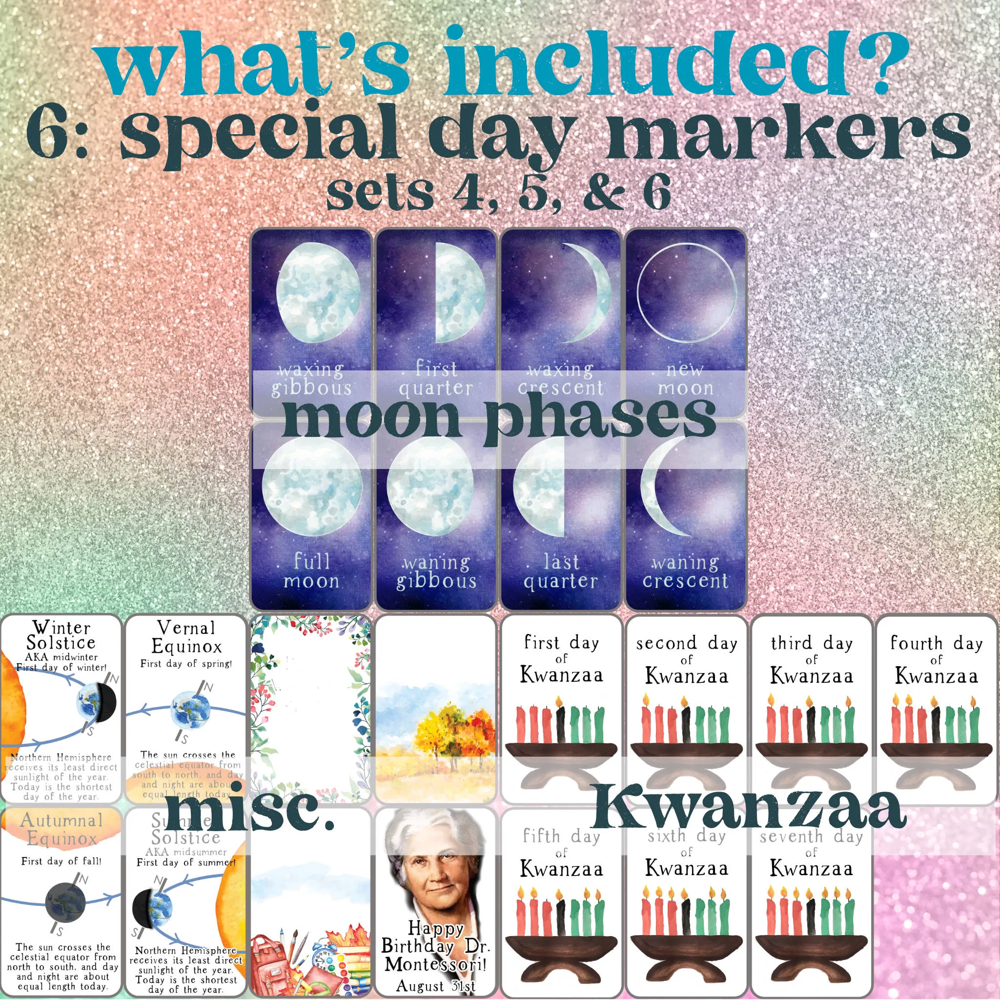 Jewish Circle Time Calendar Set MEGABUNDLE!