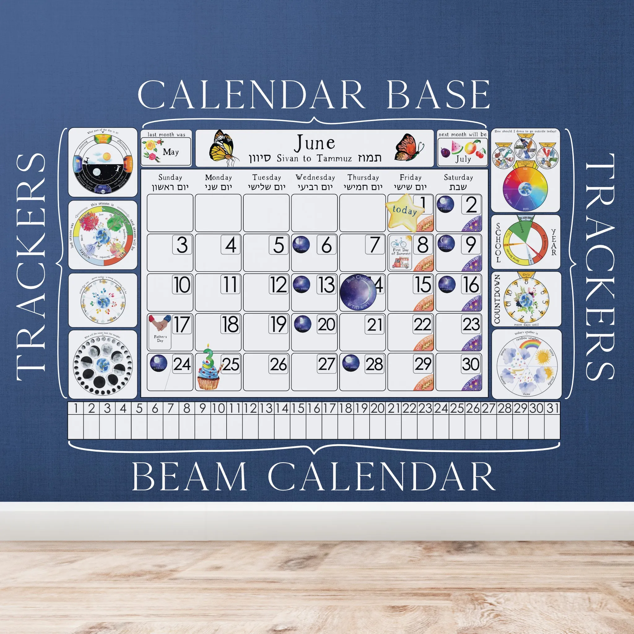 Jewish Circle Time Calendar Set MEGABUNDLE!