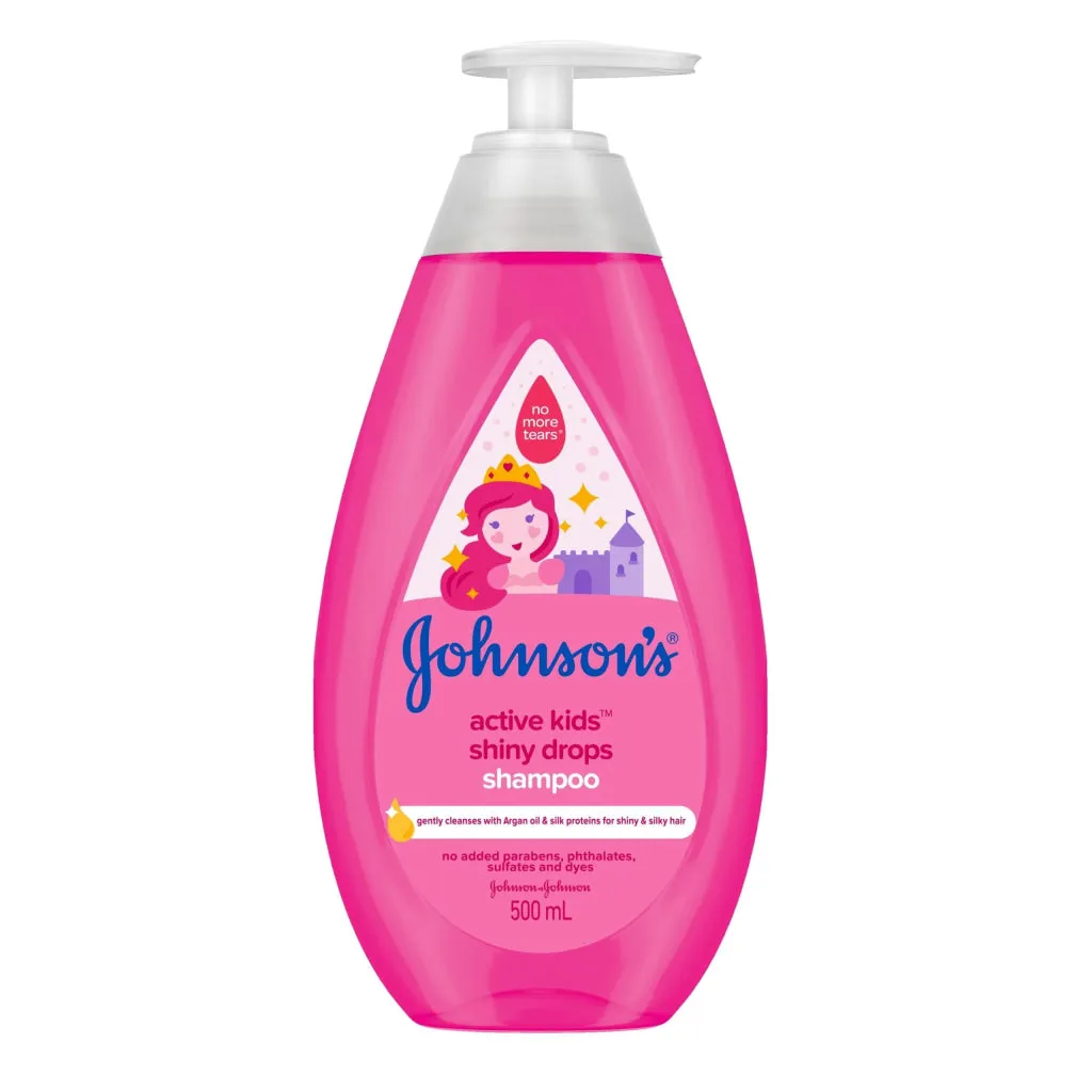 Johnsons Active Kids Shiny Drops Shampoo 500ml