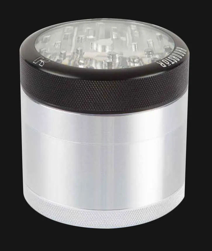 Kannastor - Clear Top 4-Piece 2.2-Inch Herb Grinder