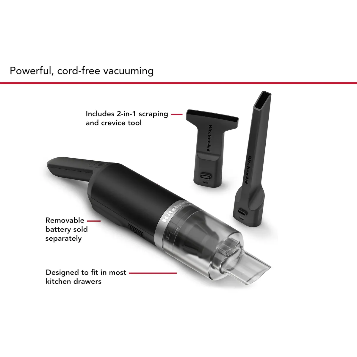 KitchenAid Go Cordless Kitchen Vacuum