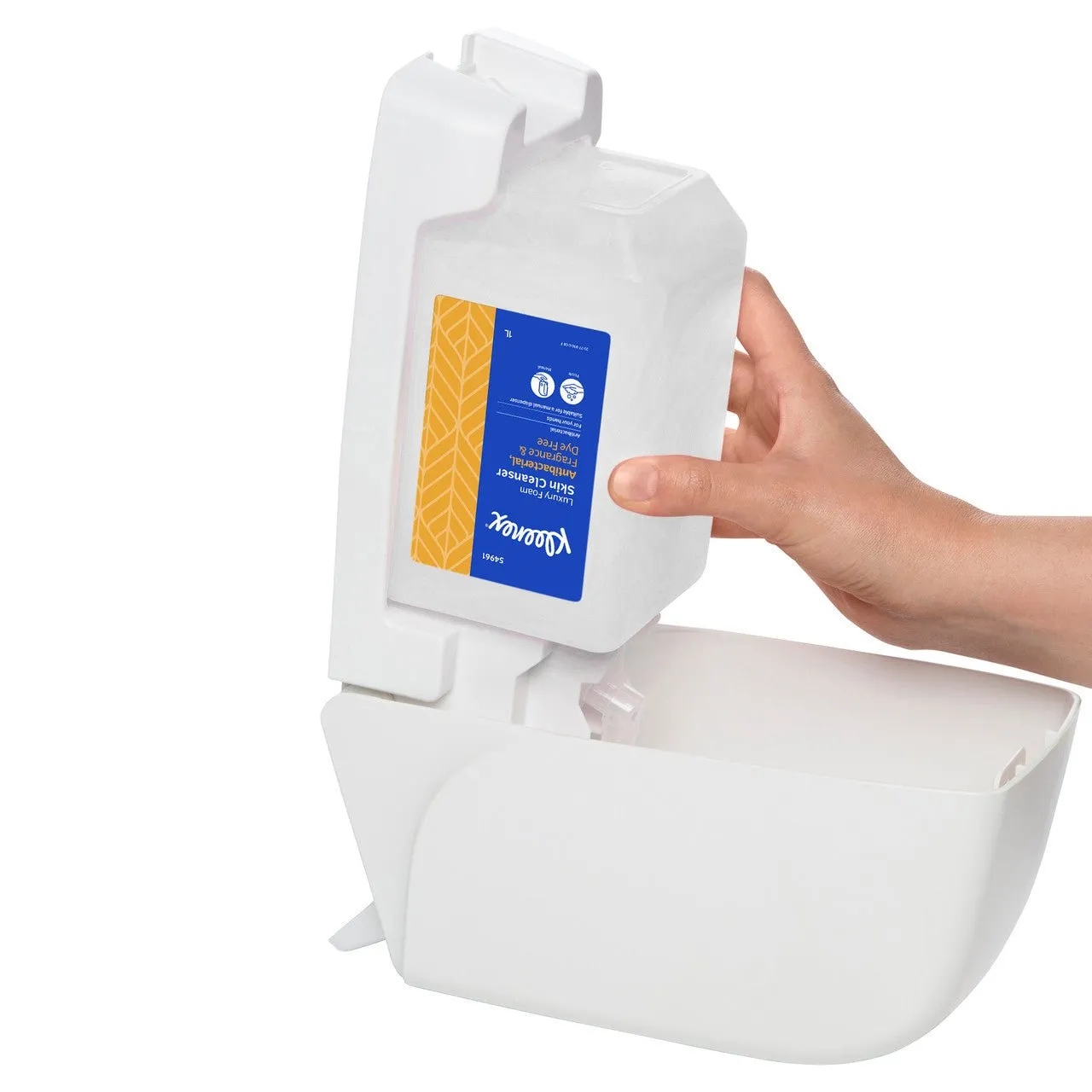 KLEENEX®  Luxury Foam Antibacterial Hand Soap (54961), Foam Hand Soap, 6 Cartridges / Case, 1 Litre