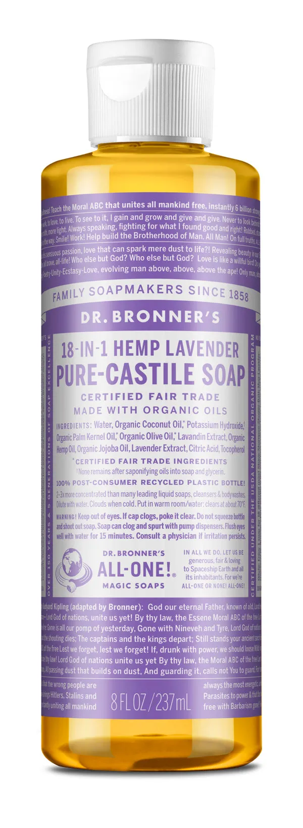 Lavender - Pure-Castile Liquid Soap