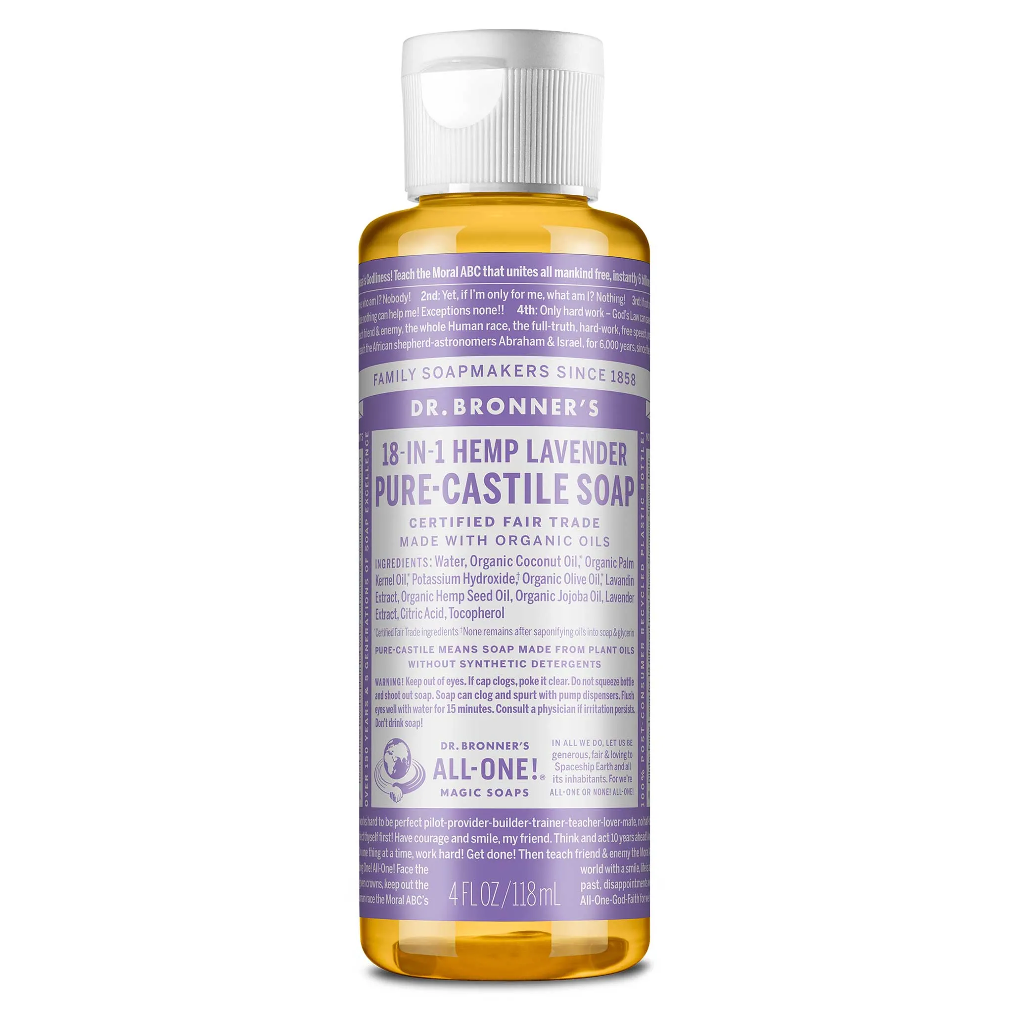 Lavender - Pure-Castile Liquid Soap