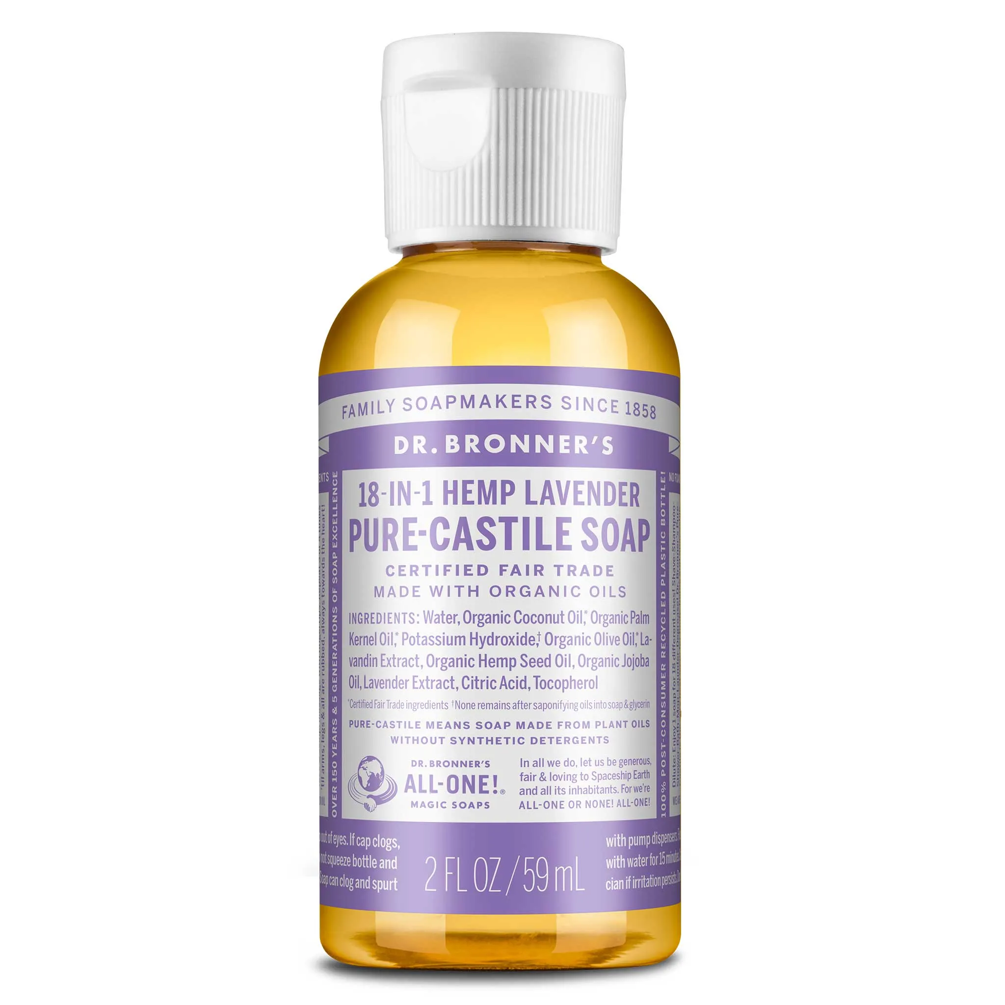 Lavender - Pure-Castile Liquid Soap