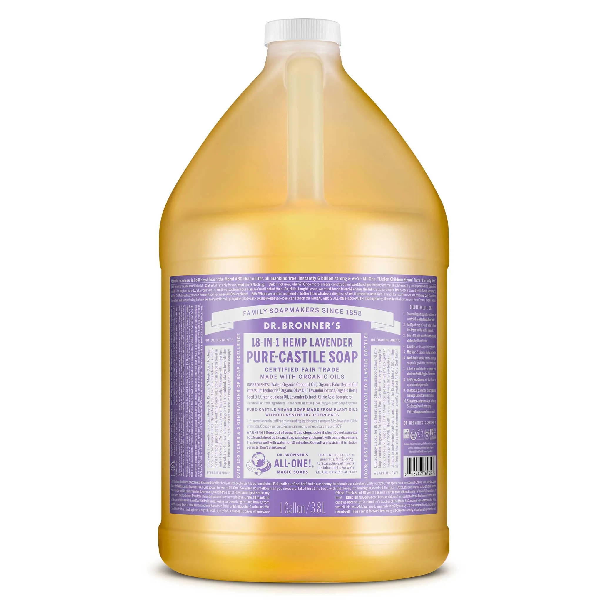 Lavender - Pure-Castile Liquid Soap