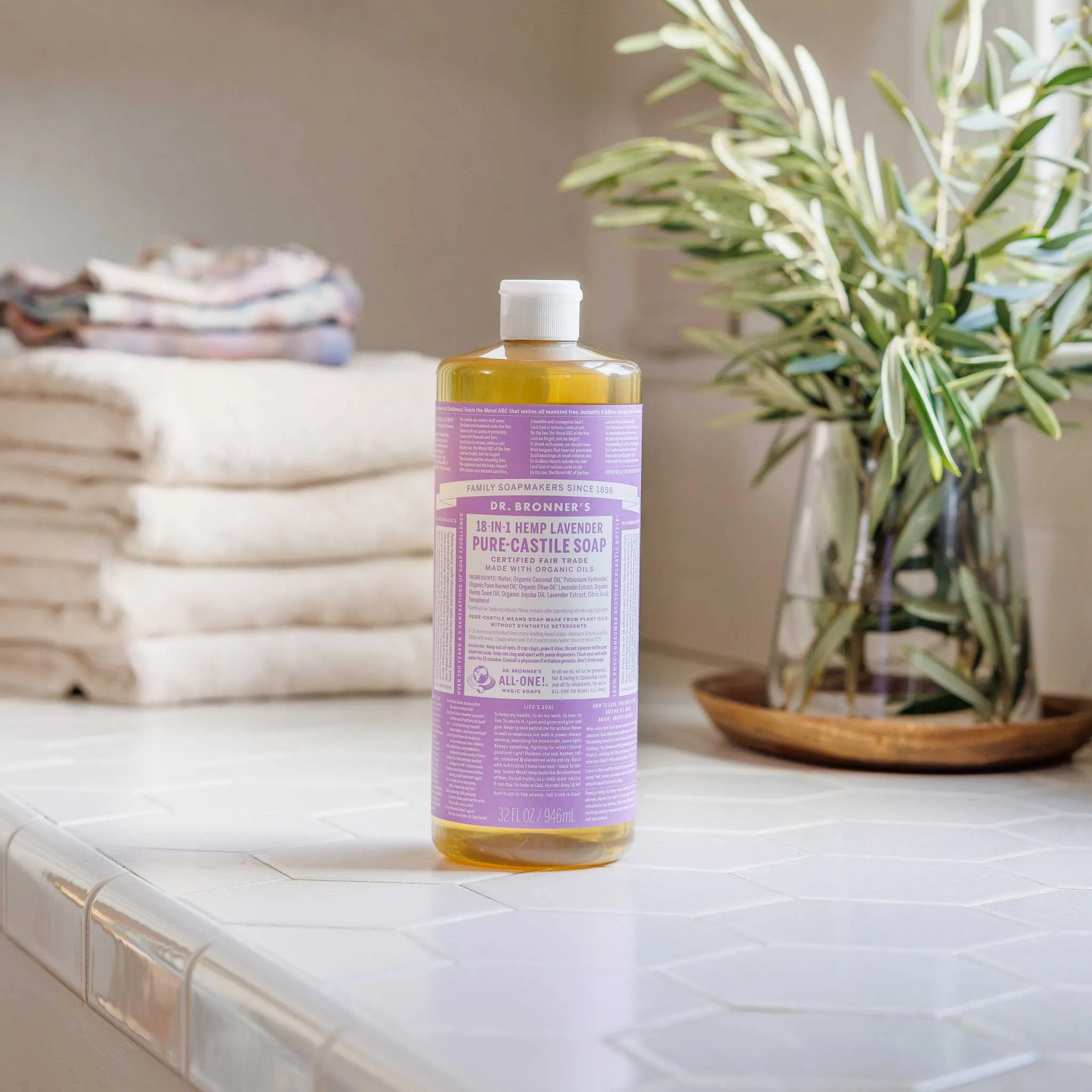 Lavender - Pure-Castile Liquid Soap