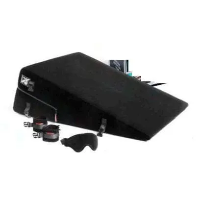 Liberator Black Label Ramp Couples Sex Position Aid with Cuffs & Restraint Attachments