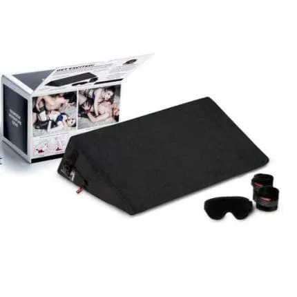 Liberator Black Label Wedge Couples Sex Position Aid with Cuffs & Restraint Attachments