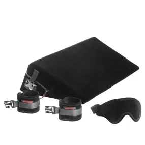 Liberator Black Label Wedge Couples Sex Position Aid with Cuffs & Restraint Attachments