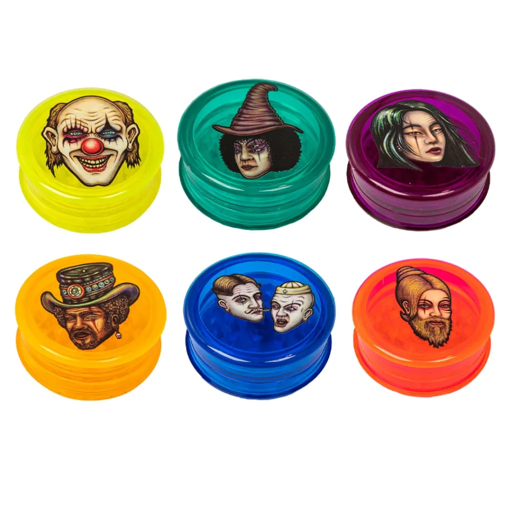 Lion Rolling Circus Acrylic Grinder - 12ct