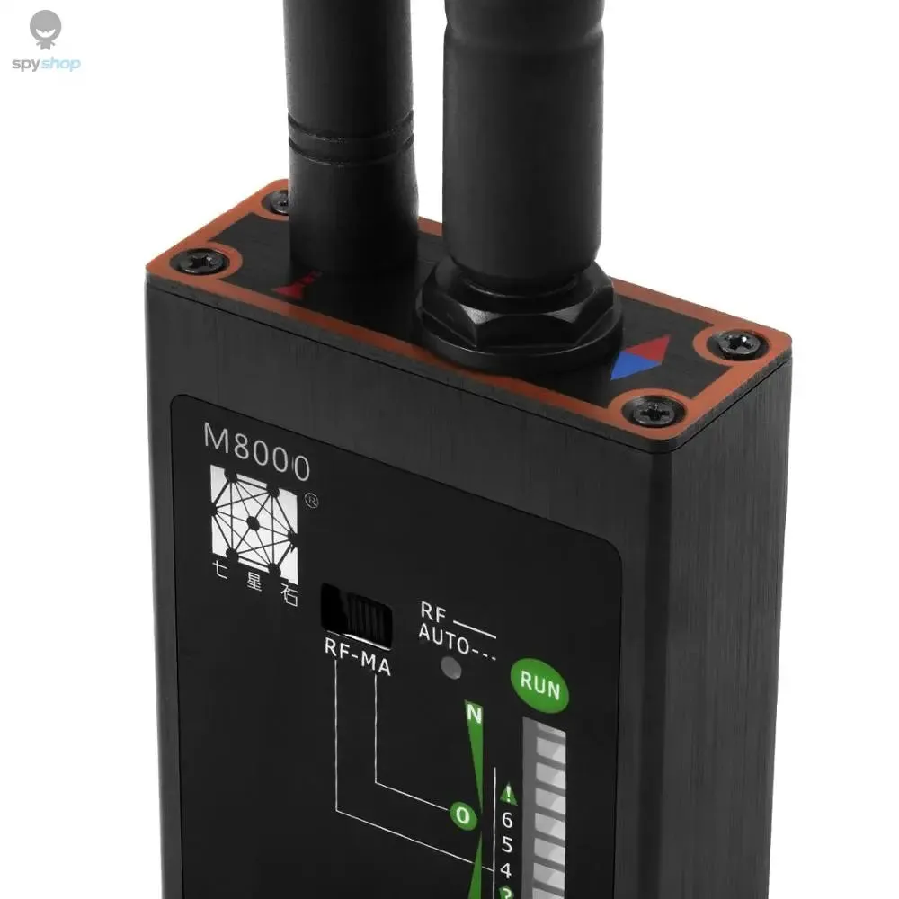 M8000 Radio Anti-Spy Detector  GSM RF Signal Auto Tracker Detectors GPS Tracker Finder Bug with Long Magnetic LED Antenna
