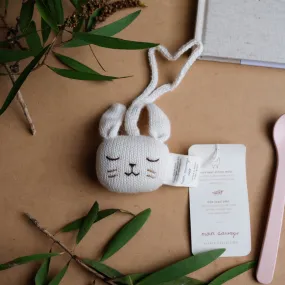 Main Sauvage Gym Toy Bunny White