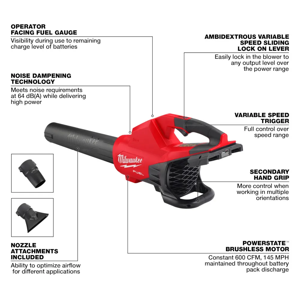 Milwaukee M18 Fuel Dual Battery Blower