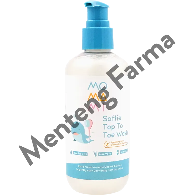 Momami Softie Top to Toe Wash 235 mL - Sabun dan Shampoo Bayi