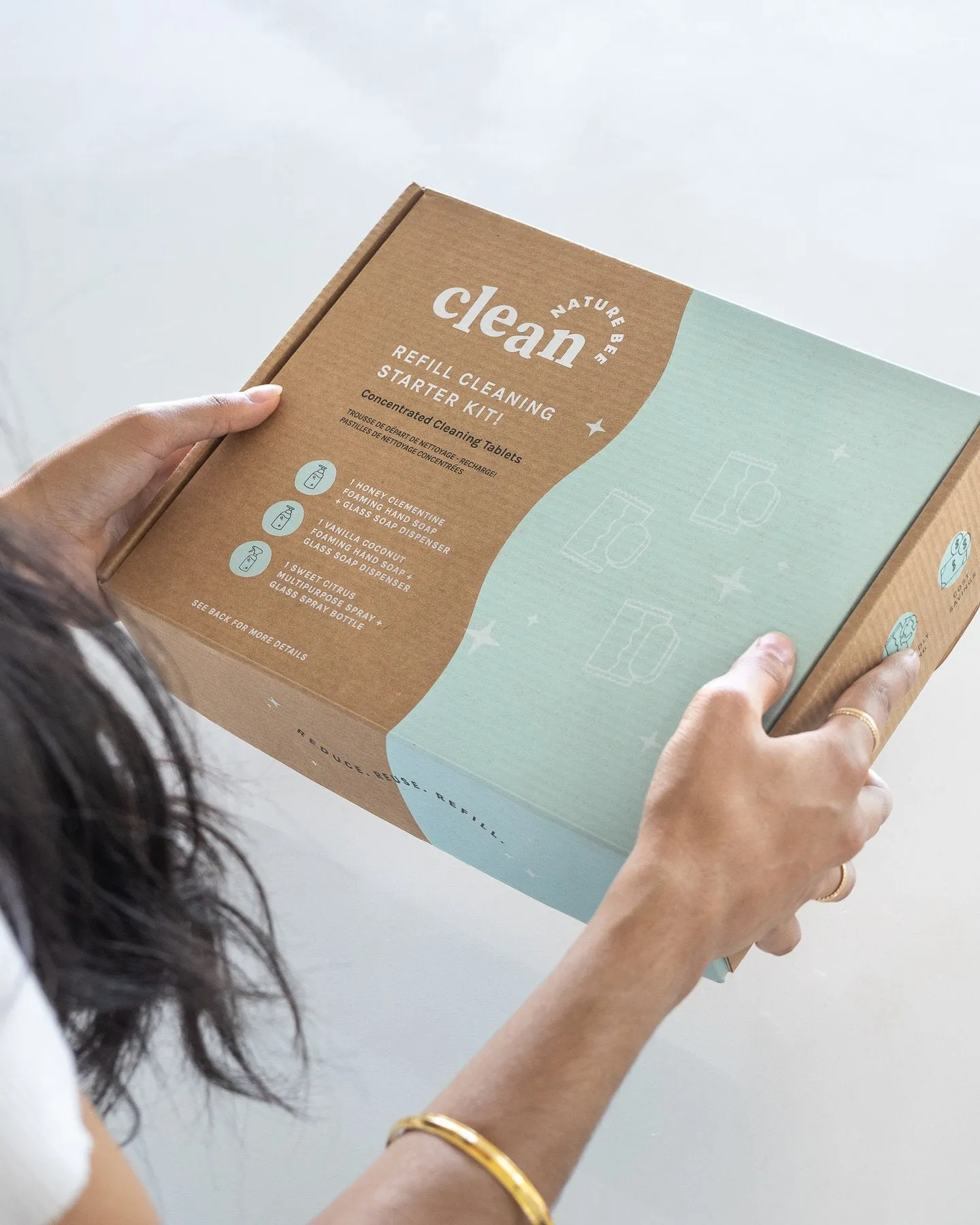 Nature Bee Clean - Refillable Cleaning Starter Kit