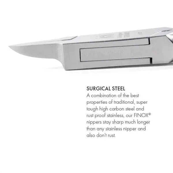 p183 - Tower Point Ingrown Nail Nippers FINOX® Surgical Stainless Steel Pedicure Clippers