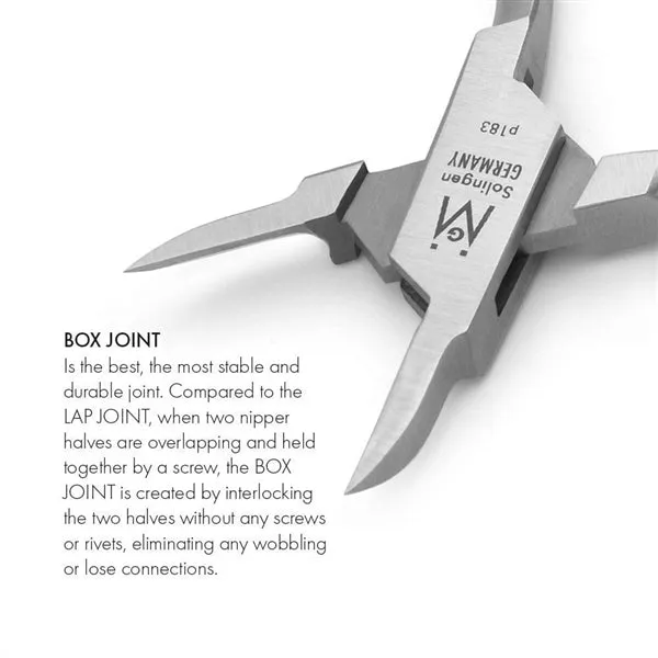 p183 - Tower Point Ingrown Nail Nippers FINOX® Surgical Stainless Steel Pedicure Clippers