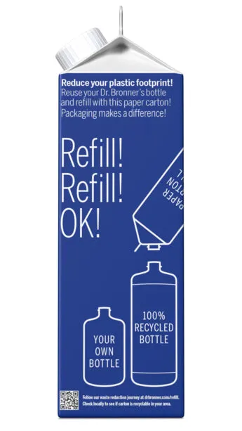 Peppermint - Pure-Castile Liquid Soap Refill