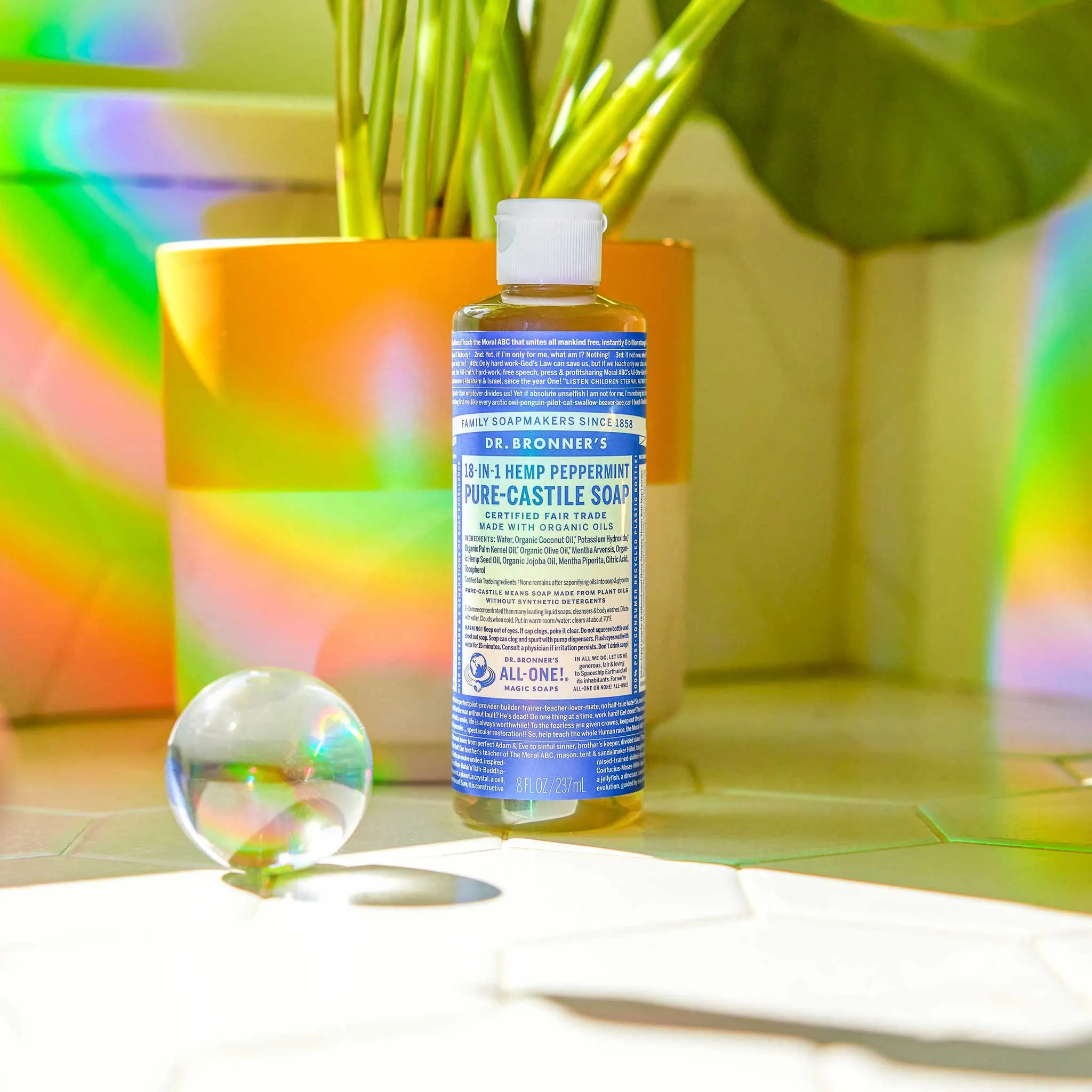 Peppermint - Pure-Castile Liquid Soap