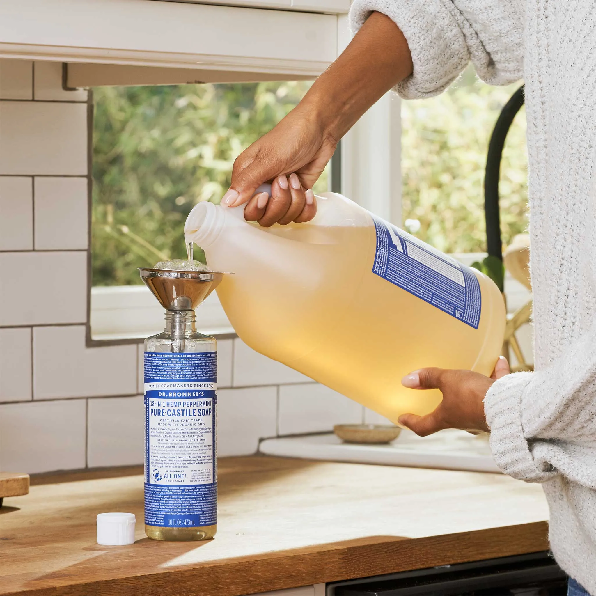 Peppermint - Pure-Castile Liquid Soap