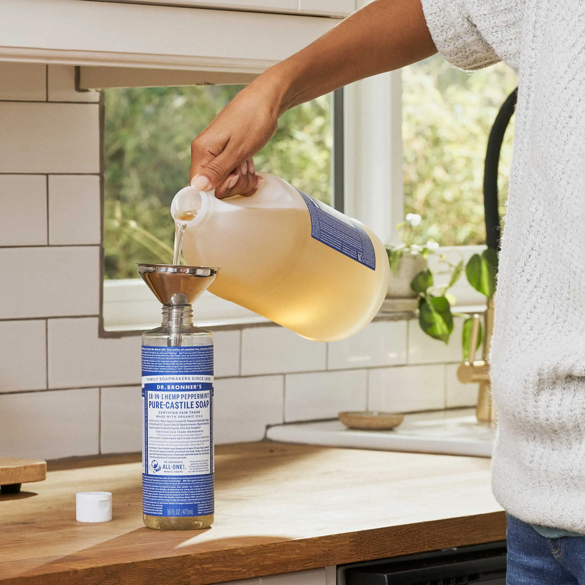 Peppermint - Pure-Castile Liquid Soap