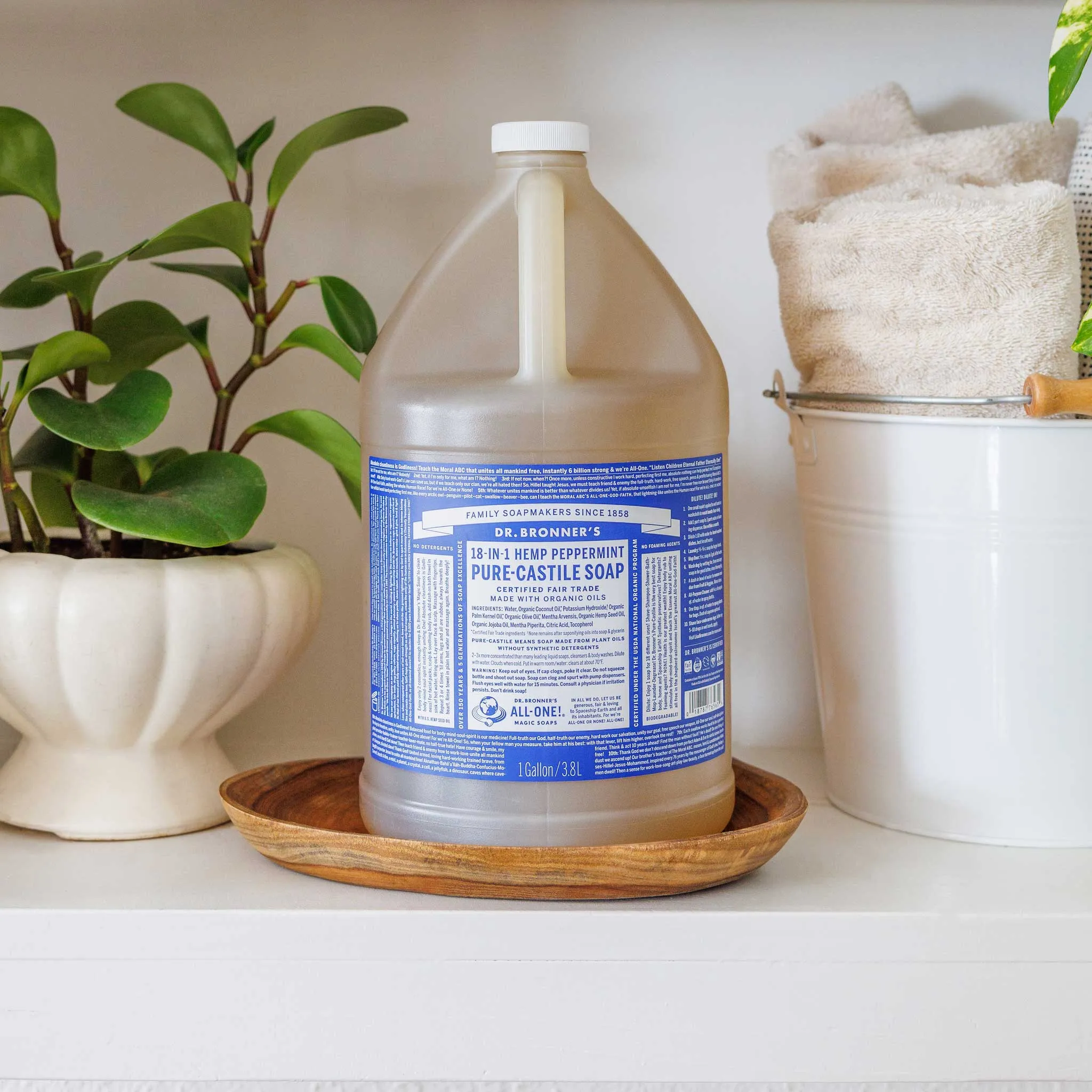 Peppermint - Pure-Castile Liquid Soap
