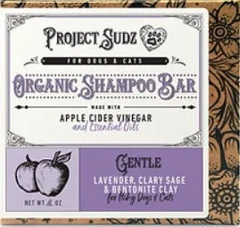 PROJECT SUDZ Organic Shampoo BAR Soap Grooming Products