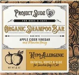 PROJECT SUDZ Organic Shampoo BAR Soap Grooming Products