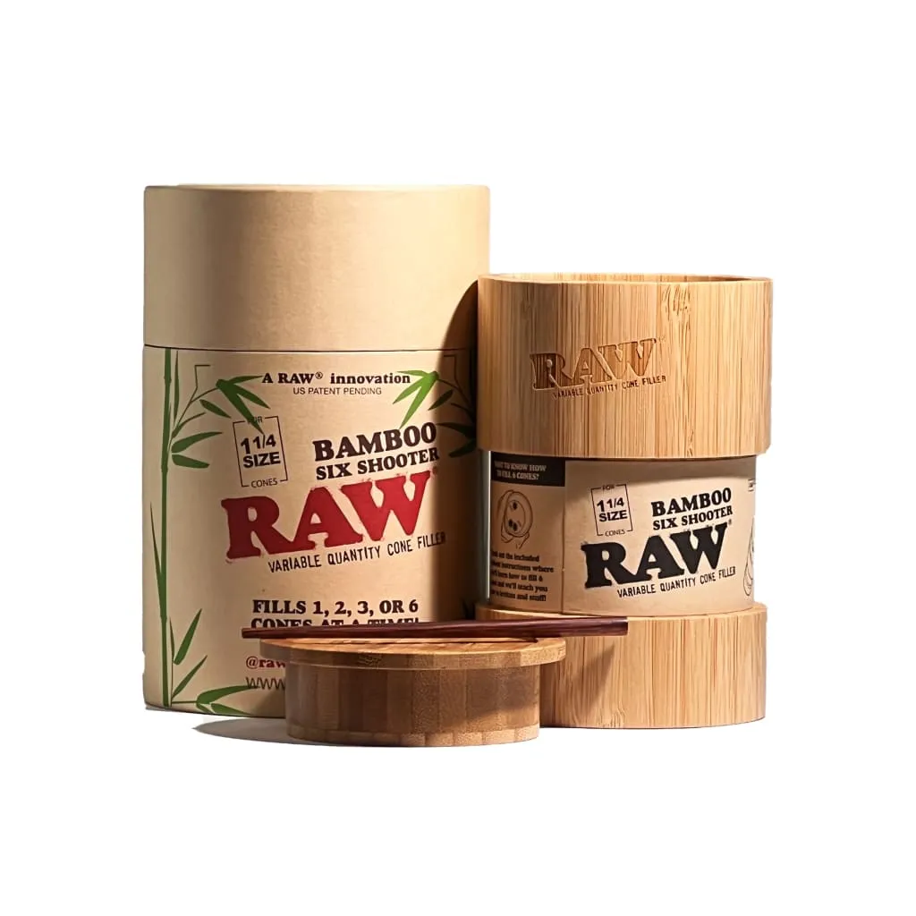 Raw Bamboo Six Shooter
