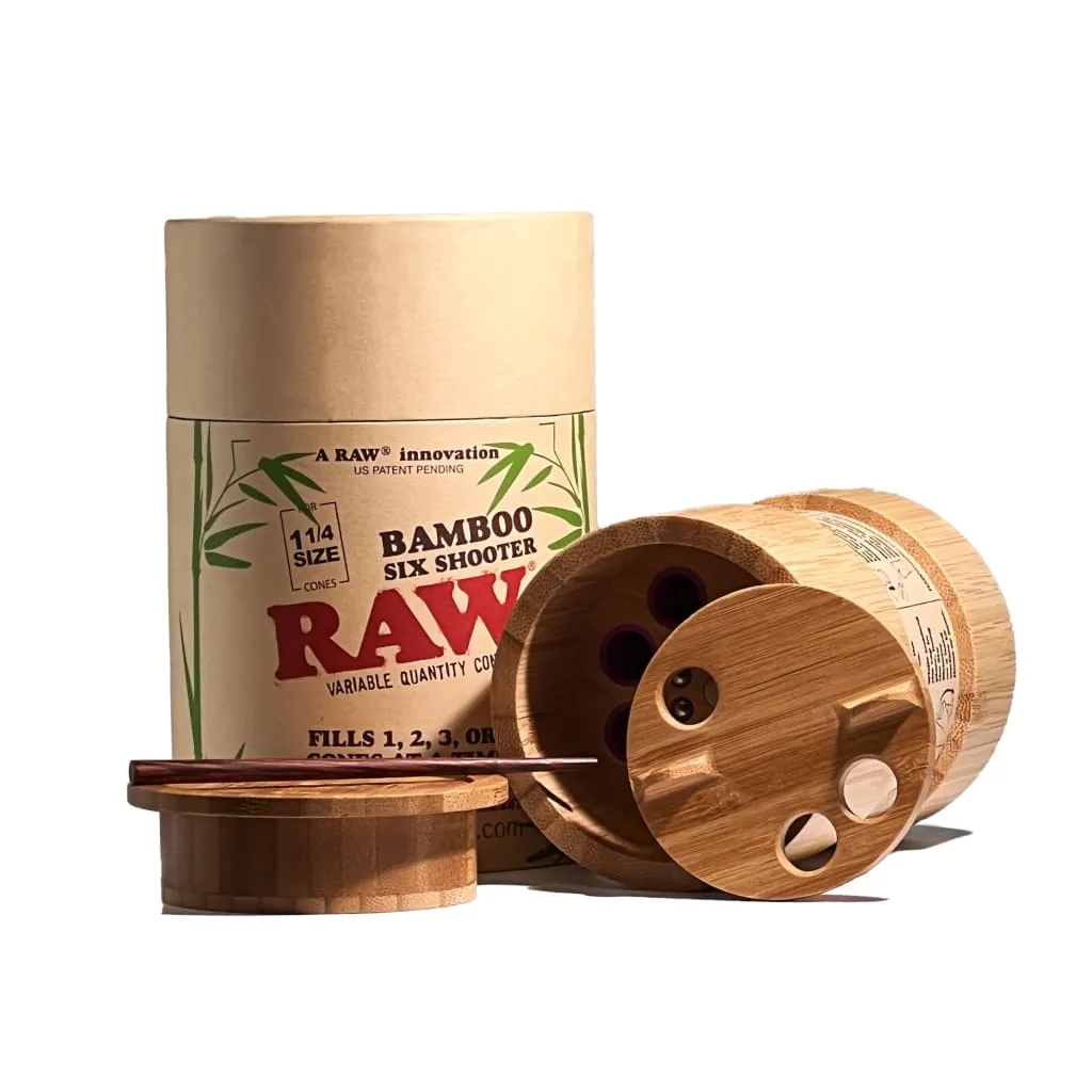 Raw Bamboo Six Shooter