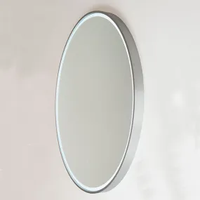 Remer Sphere 600mm-800mm LED Mirror Brushed Nickel Frame