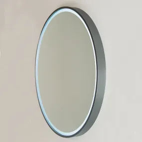 Remer Sphere 600mm-800mm LED Mirror Gunmetal Frame