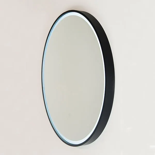 Remer Sphere 600mm-800mm LED Mirror Matte Black Frame