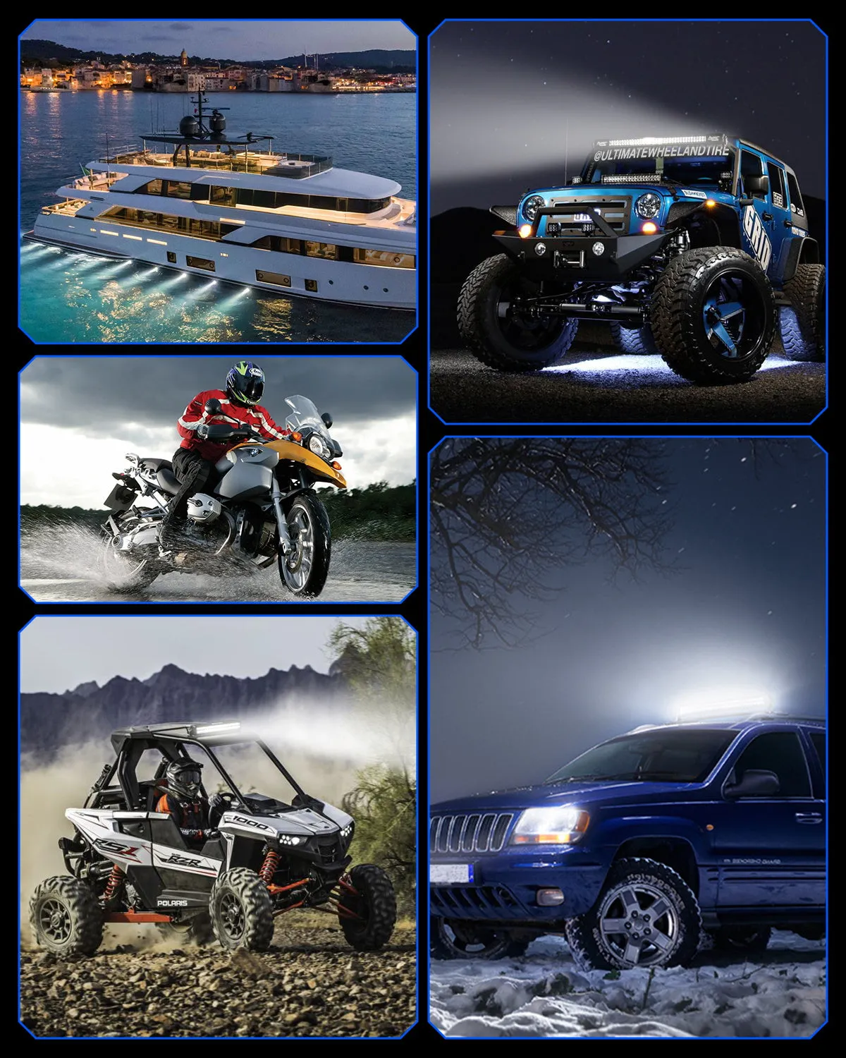 Rock Series 8 Inch Single Row LED Off-Road Light Bar High Power with Bracket