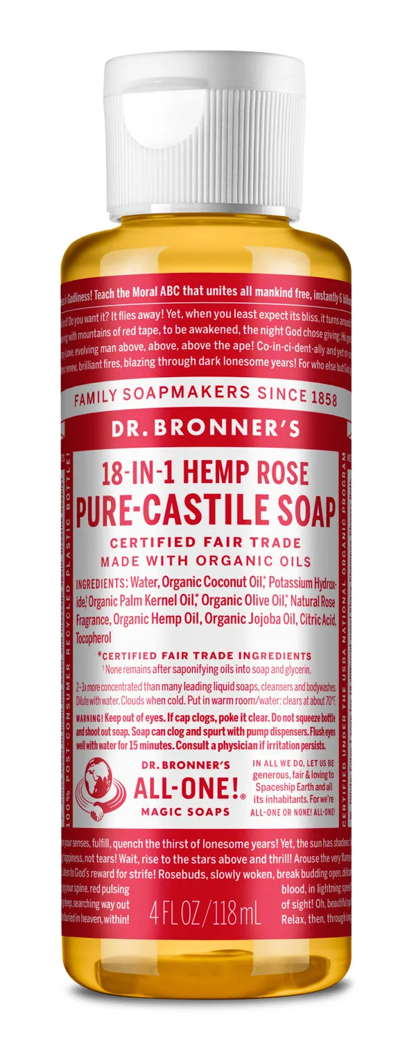 Rose - Pure-Castile Liquid Soap