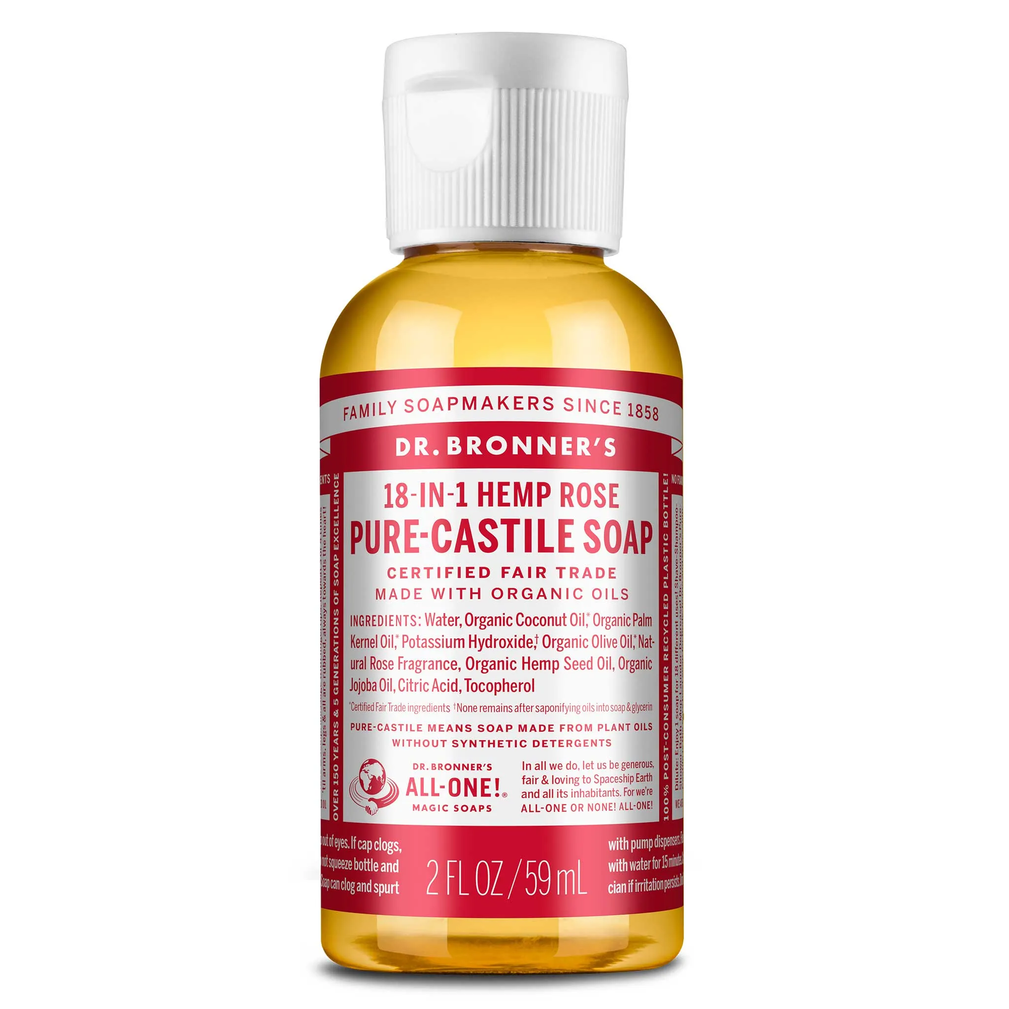 Rose - Pure-Castile Liquid Soap