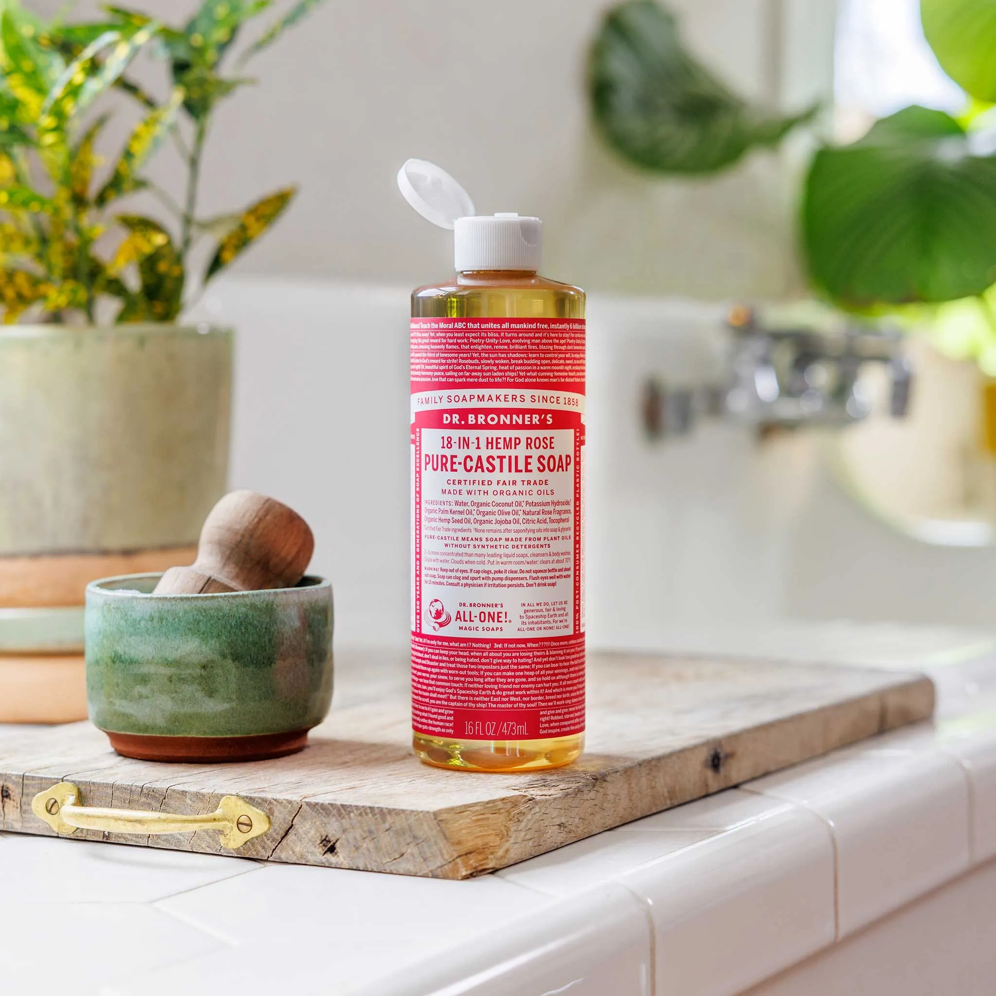 Rose - Pure-Castile Liquid Soap