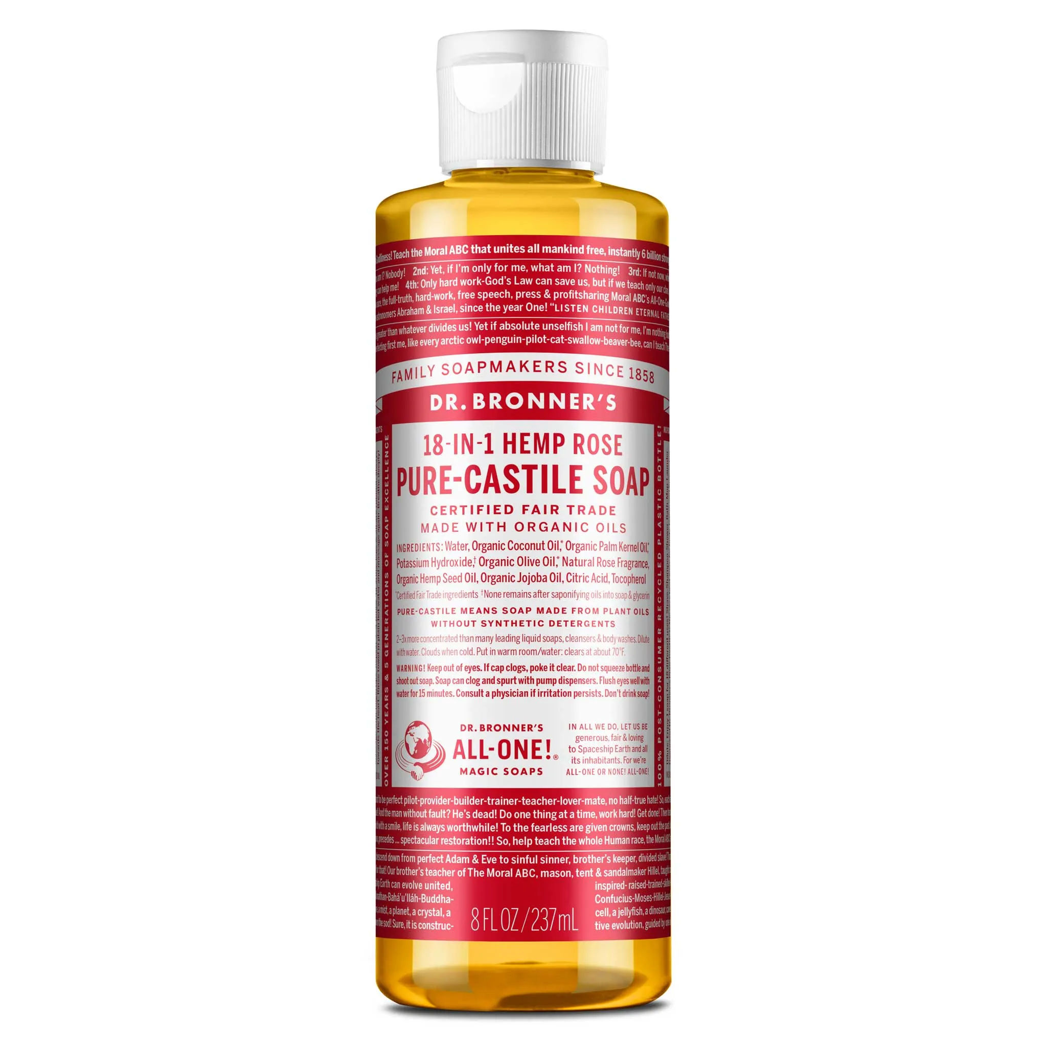 Rose - Pure-Castile Liquid Soap