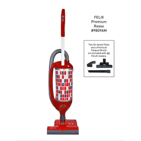 Sebo Felix 1 Premium Rosso Upright Vacuum Cleaner With ET-1 Power Head 9809AM