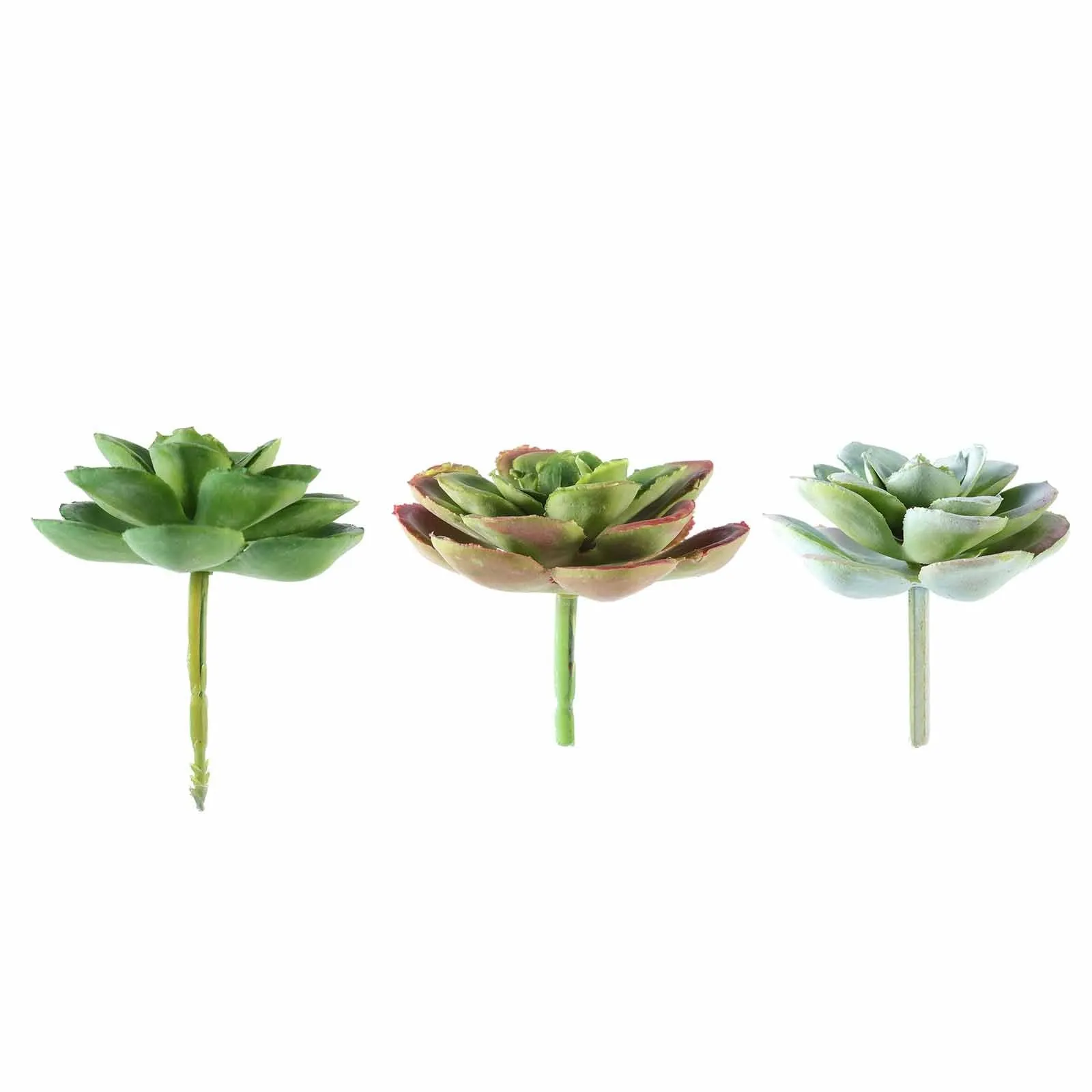 Set of 3 | 3" Echeveria Orion Decorative Artificial Plants