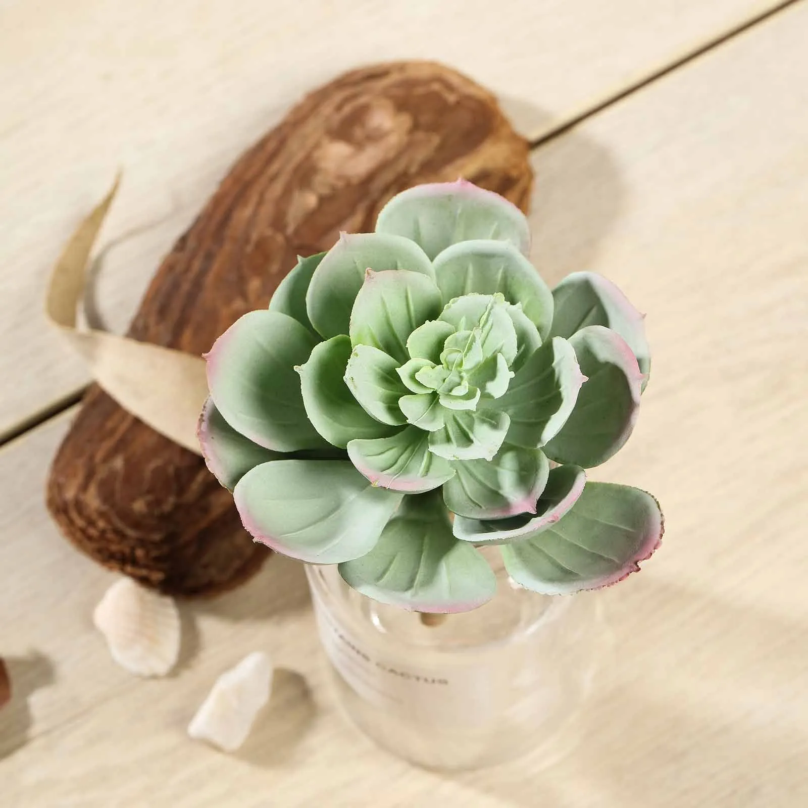 Set of 3 | 6" Echeveria Stem Decorative Artificial Plants