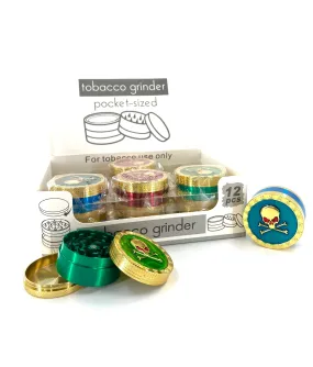 Skull & Bone 50mm Grinder - 12 Count